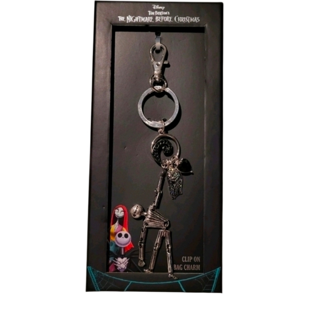 🖤▪️Nightmare Before Christmas ▪️Skeleton Keychain with Clip